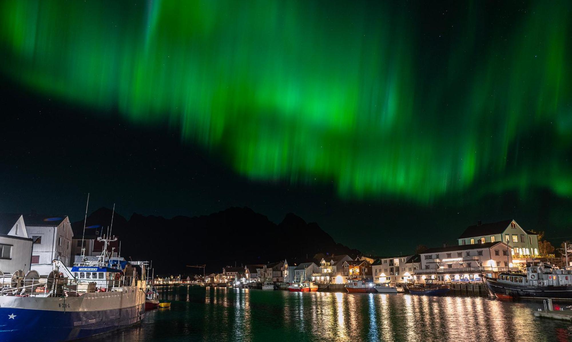 فندق Henningsvaer Rorbuer المظهر الخارجي الصورة